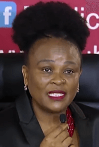 Portrait of Busisiwe Mkhwebane