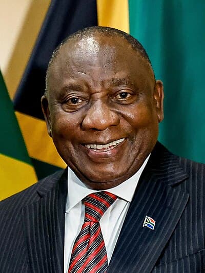 Portrait of Cyril Ramaphosa